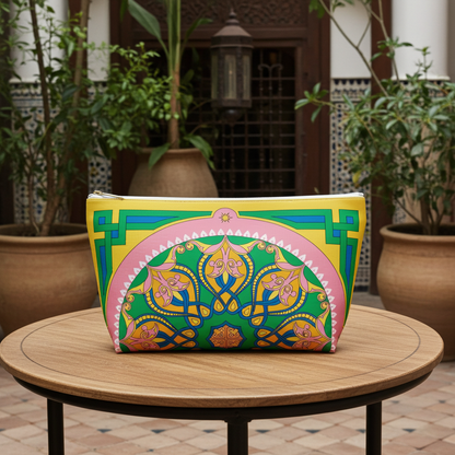 Marie Mahjong Tile Travel Pouch in Good Afternoon