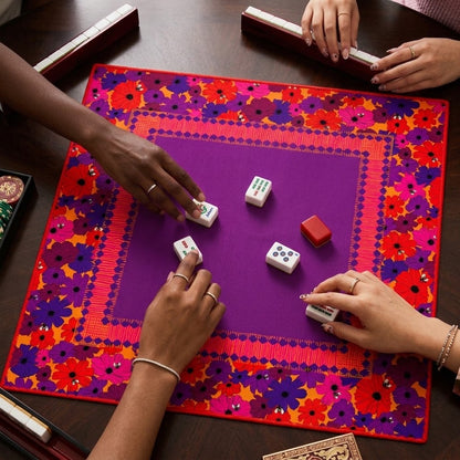 Birdie Mahjong Mat in Autumn Spice (Made in USA)