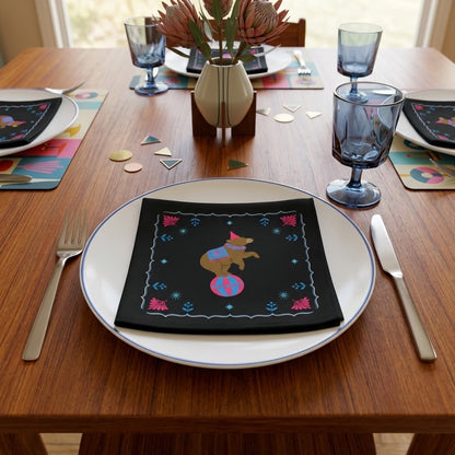 Gwenny Bear Napkins, set of 4