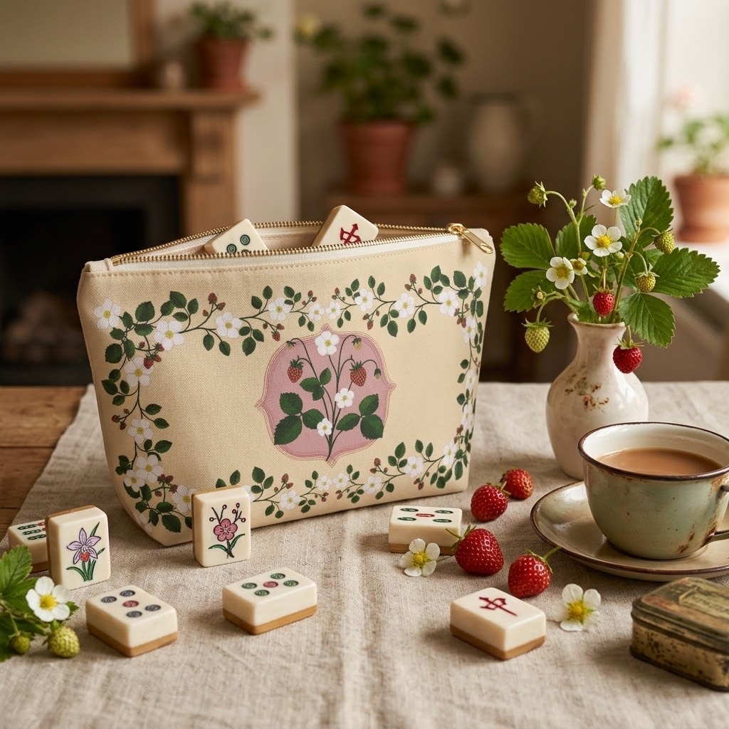 Maisie Mahjong Tile Travel Pouch