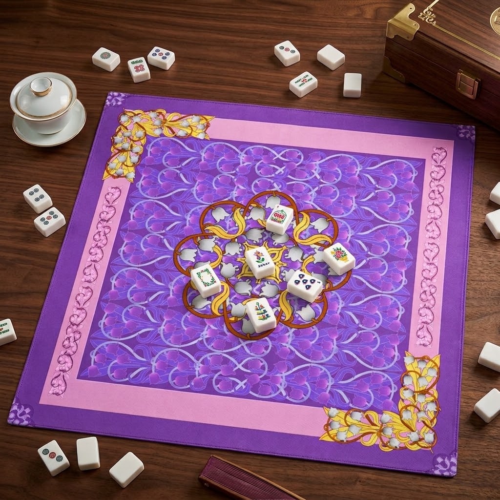 Liliana Mahjong Mat in Lucid Dream (Made in USA)