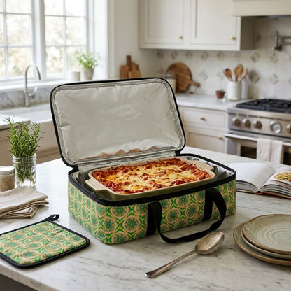 Marie Insulated Casserole Carrier in Good Afternoon